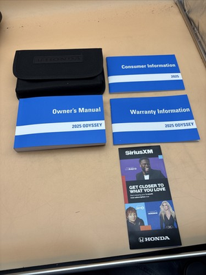 #ad #ad 2025 Honda ODYSSEY Owners Manual Warranty With Case Included $35.00