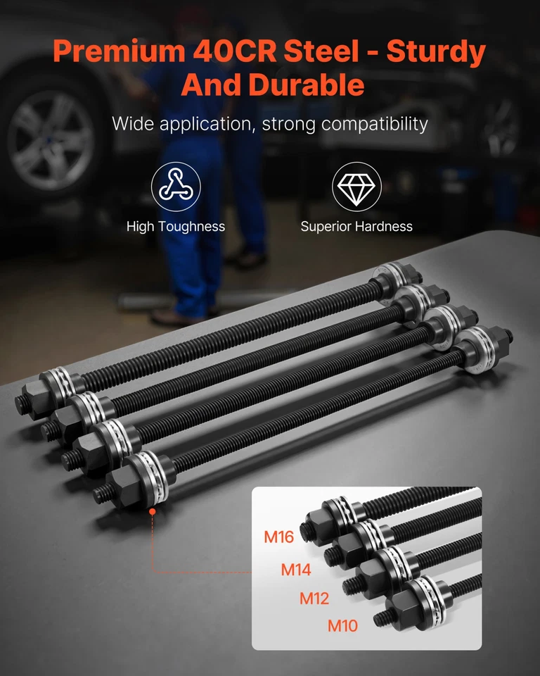 26PCS Pull & Press Sleeve Kit, Bushing Bearing Removal Tool Set w/ Case - Image 2 of 4