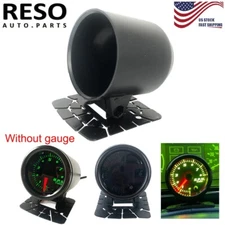 Universal 52mm 2" Single Gauge Pod Dash Swivel Mount Holder Meter Cup 2-16" Deep