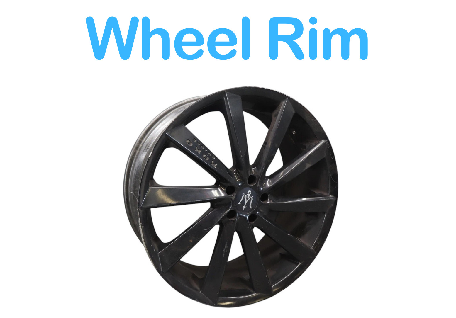 14-17 Maserati Ghibli 10 Spoke Factory Alloy Wheel Rim 22X9J 22'' 670010981 Oem