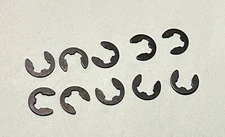 External E Clips C Clip Circlip - M4 Steel x 10