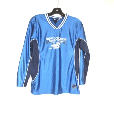 C10 New Balance Girls Blue Long Sleeve Shirt 10/12 | eBay
