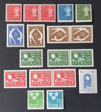 1949 AÑO COMPLETO SUECIA SERIGE SUECIA SUECIA VF MNH