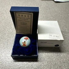 Halcyon Days Enamels Flower Fairies Small Trinket Box