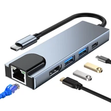 Type-c network card adapter is suitable for notebook mac switch docking station