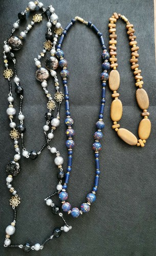 Lot De 10 Colliers Fantaisie Vintage - Thème Chat - Occasion à Vérifier