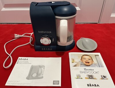 BEABA Babycook Solo 4 in 1 Baby Food Maker 4m+  Blue Pre-owned