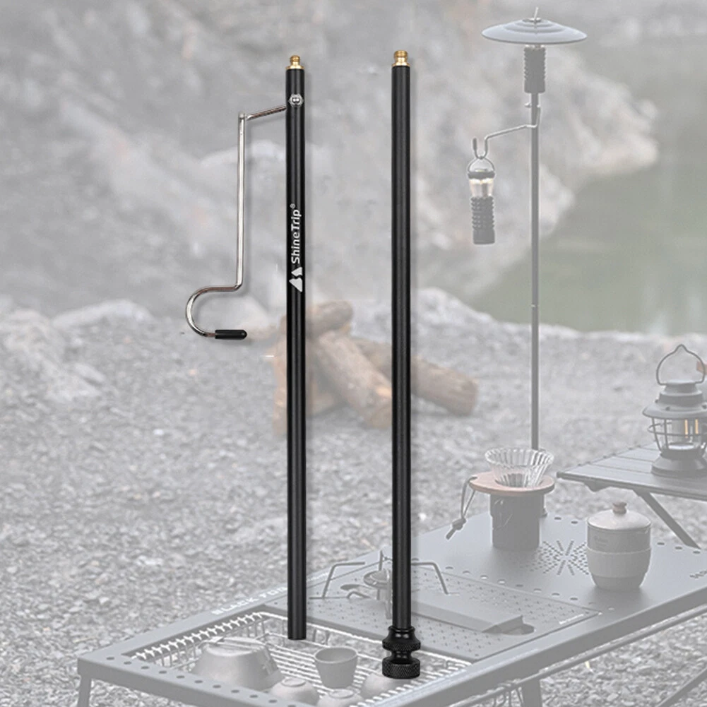 Lamp Post Pole Portable Lamp Support with Hook Camping Accessories