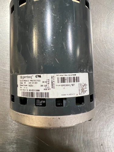 GENTEQ  5SME39SXL707 ECM PROGRAMMABLE BLOWER MOTOR 1 HP 1 PH 1050 RPM