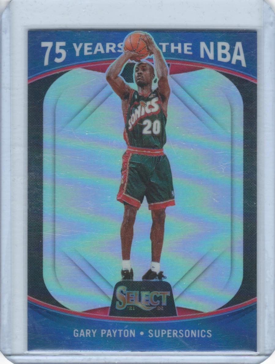 スポーツ選手 Panini Gary Payton 1of1 2023-24 GARY PAYTON AUTO PANINI MOSAIC SHOWTIME GOLD RED