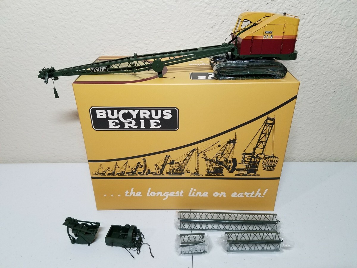 Bucyrus-Erie 22-B Crane, Clam, Dragline Metal Tracks - EMD 1:50