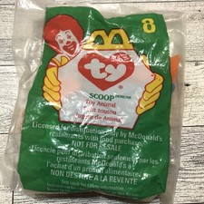 Scoop the Pelican 8 McDonald's ty Teenie Beanie Babies 1998 Sealed
