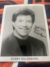 1960’s SINGER BOBBY GOLDSBORO, “HONEY” #1 HIT , Extremely RARE AUTOGRAPHED PHOTO