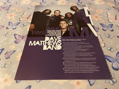 PAD74 PICTURE ARTICLE 11X9 DAVE MATHEWS BAND