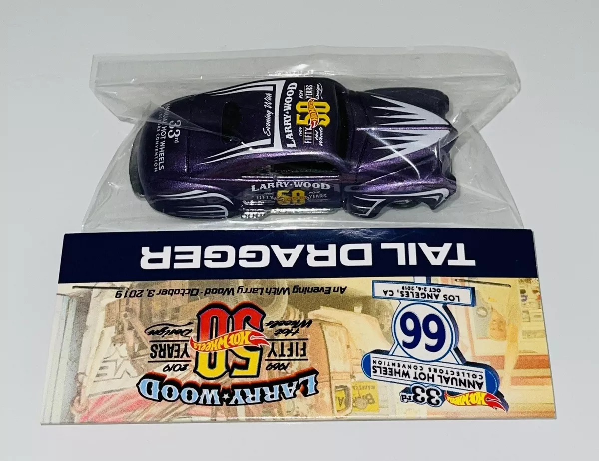 HOT WHEELS 33rd LOS ANGELES CONVENTION DINNER TAIL DRAGGER PURPLE LIMITED  TO 660
