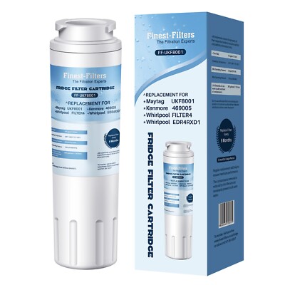 EXCELPURE EP-UKF8001 Filtro Acqua Di Ricambio Per Frigorifero, Compatibile Con Maytag UKF8001, UKF8001AXX, Whirlpool 4396395, 469006, EveryDrop Filter 4, Puriclean II E HDX FMM-2, Confezione Da 4 - Foto 2