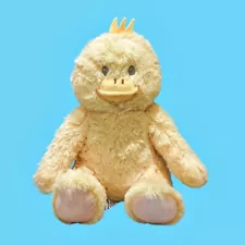 Silver One Duck Plush Yellow 11 Inch Stuffed Animal Lovey Sewn Eyes Easter