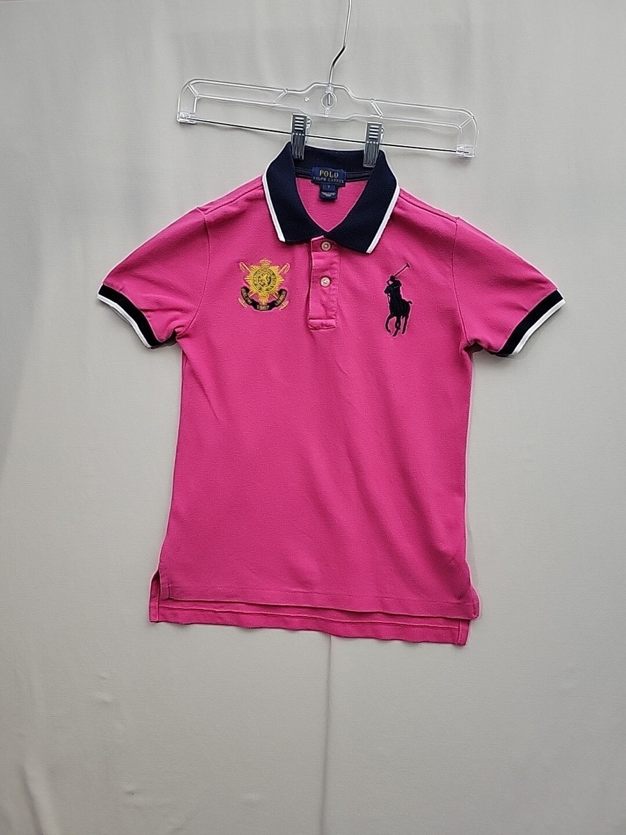 Vintage Polo Ralph Lauren Black Watch Polo Team (Youth 7 Boys