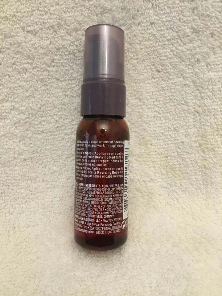 Pureology Serious Colour Care: Reviving Red Oil, 1,0 FL OZ/30 ml Foto 3 de 3