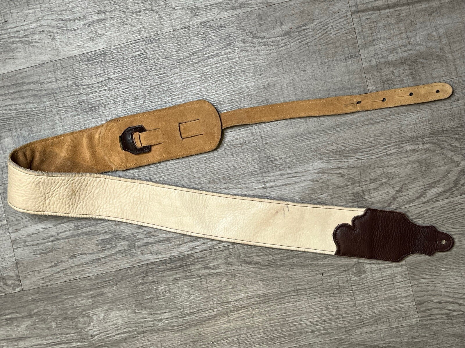 Franklin Strap 2.5" Original Natural Glove Leather Guitar Strap eBay