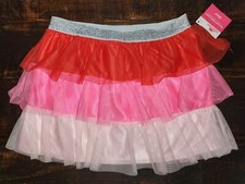 NWT Way to Celebrate Girls Valentine's Day Tutu Ruffled Skirt Size 6-6X, Cute 