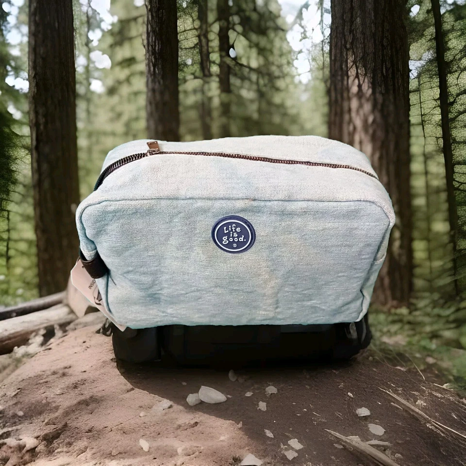 Life Is Good Jake's LUCKY Bolsa de Viaje para Perros Kit Doble Azul Nuevo con Etiquetas Hombres/Mujeres  Foto 3 de 4