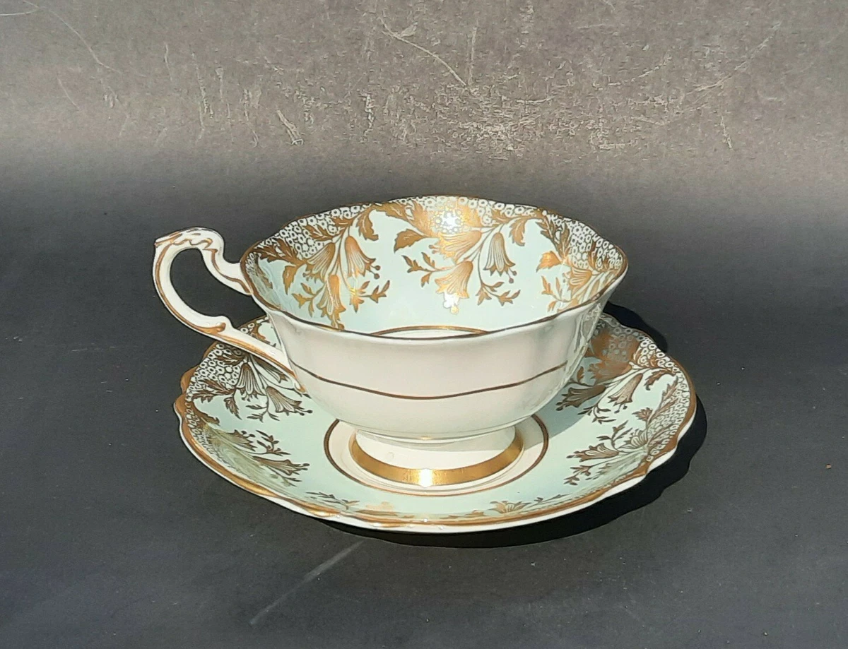 Paragon Fine Bone China Tea Cup and Saucer, H.M. The Queen and H.M. Queen  Mary