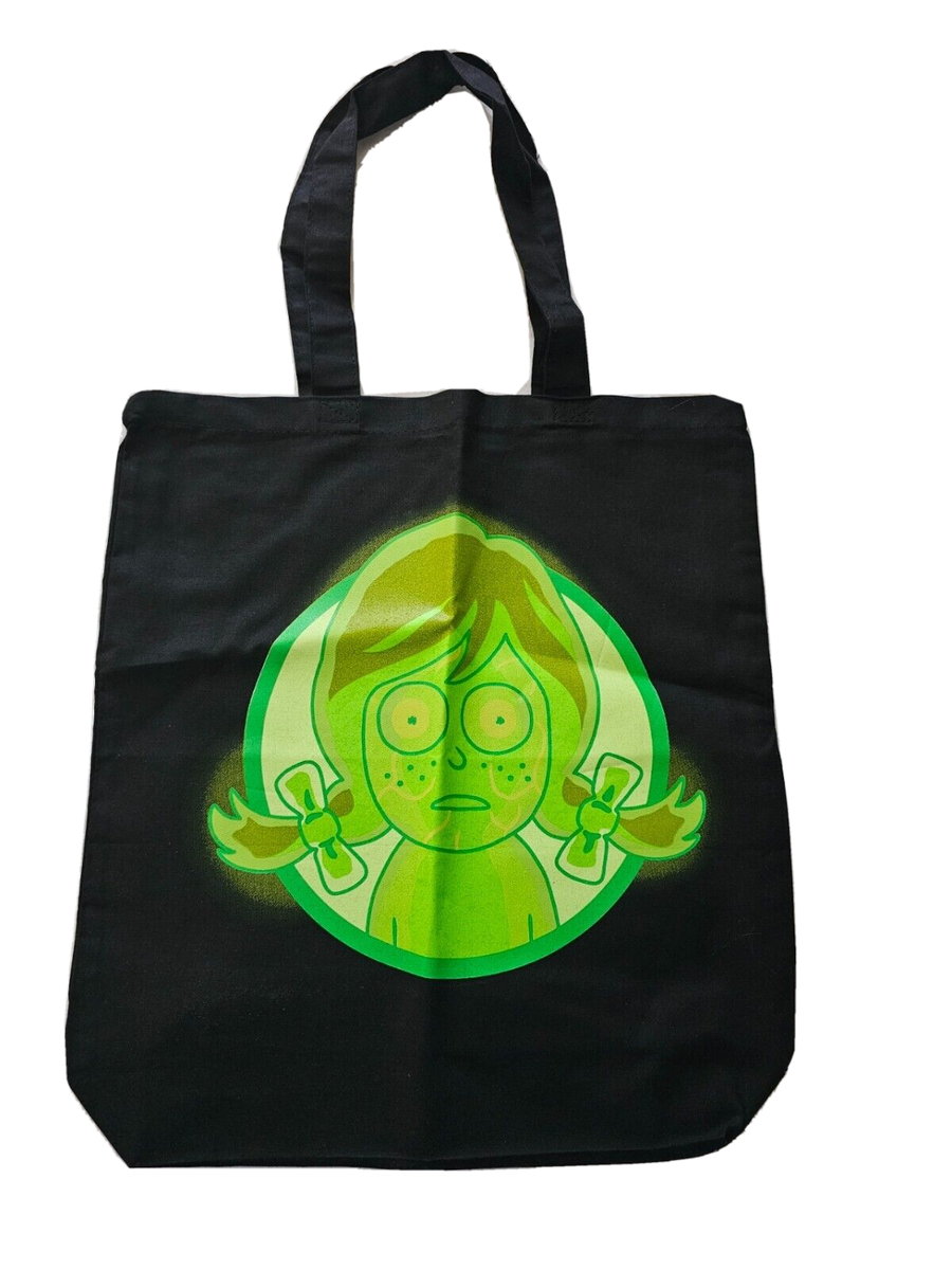 Rick And Morty Wendys Uber Eats Promo Tote Bag NWOT 100% Cotton
