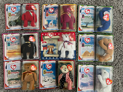 Retired TY Beanie Babies McDonald Charity International Legends Osito Germania