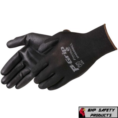 P-Grip Ultra-Thin Work Gloves Polyurethane Palm Coated with Nylon Shell 12 Pairs