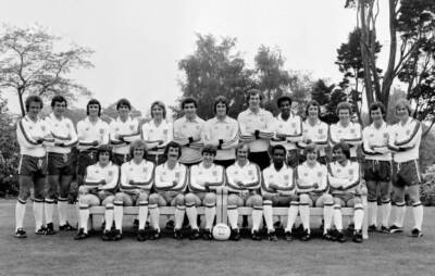 The England Football Team prior to their summer tour Bulgaria Swede- Old Photo