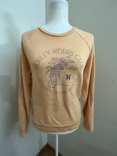 Womens Hurley Sweatshirt Orange Size Medium