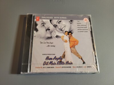 RARE Hum Aapke Dil Mein Rehte Hain Hindi Bollywood Audio CD