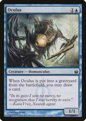 OCULUS X 4 N/M- MIRRODIN BESIEGED MAGIC THE GATHERING