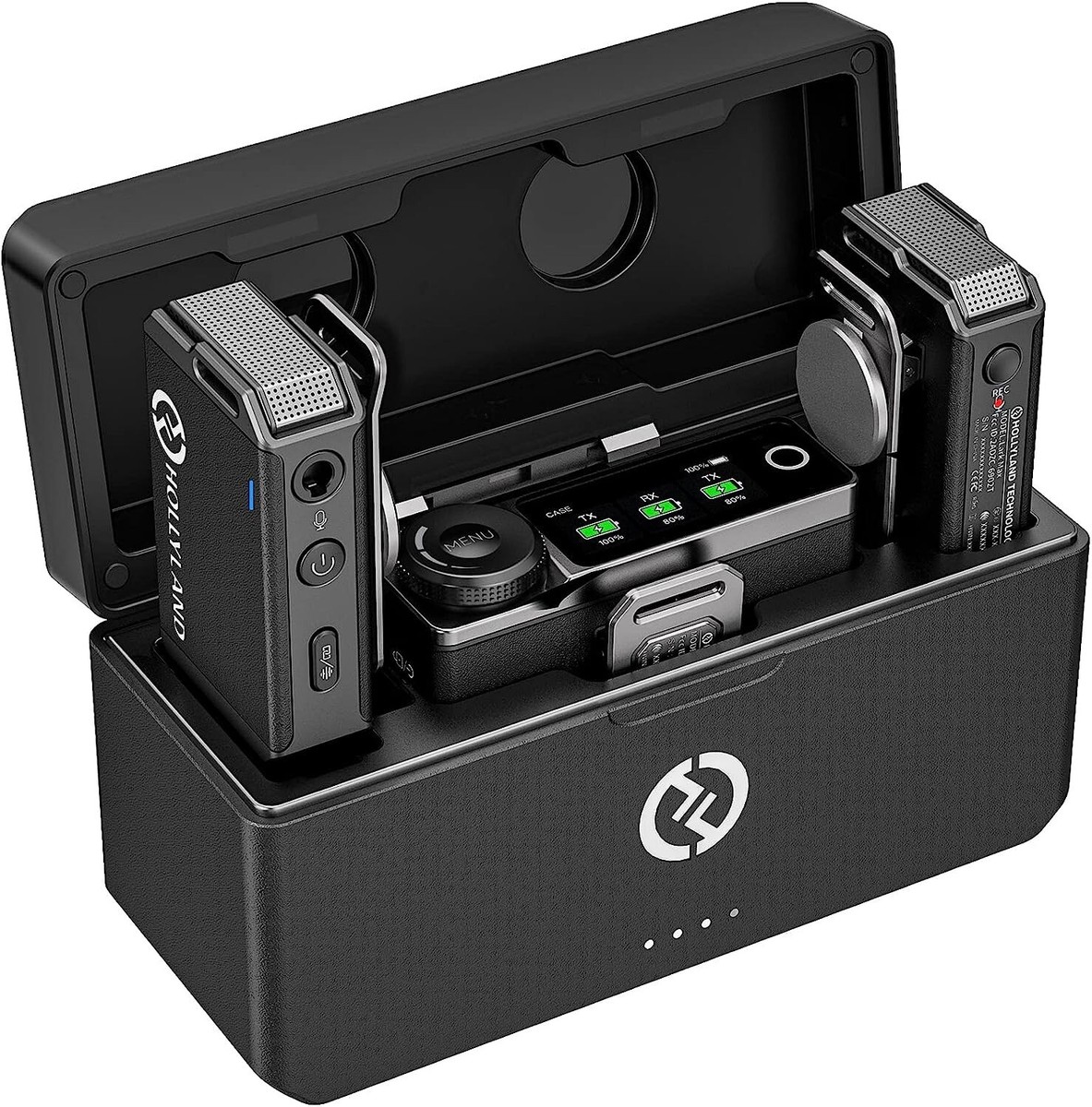 Hollyland Lark 150 Duo ワイヤレスマイク スマホ対応 Hollyland Lark Max Duo Wireless Lavalier Microphone System