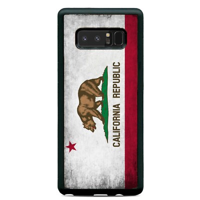 Grunge California State Flag Case Cover Samsung Galaxy Note 20 Ultra 10 Plus 9 8