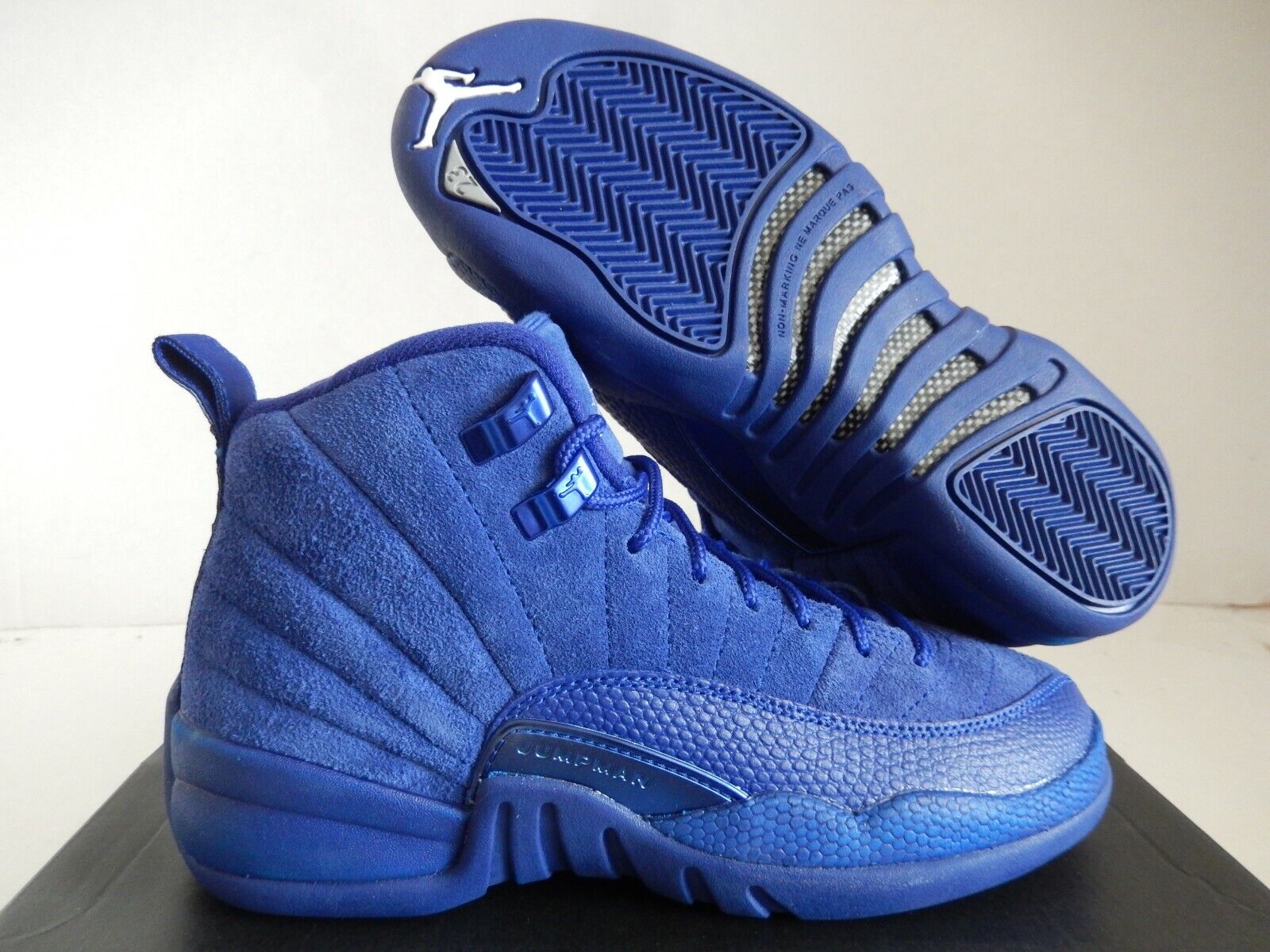 air jordan 12 retro blue suede