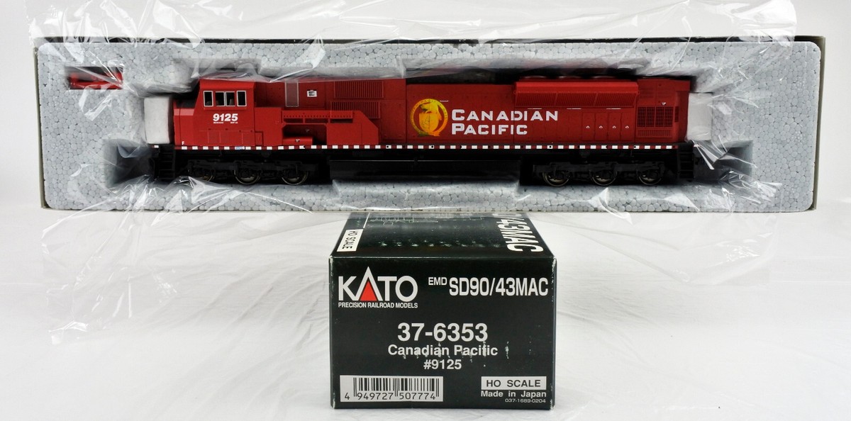 KATO HO SCALE 37-6353 CANADIAN PACIFIC EMD SD90/43MAC DIESEL