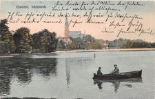 AK Chemnitz Schloßteich Postkarte 1906 (D40599)
