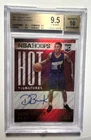 2015 Panini Hoops Devin Booker Hot Signatures Rookie Auto Card BGS 9.5 GEM MINT