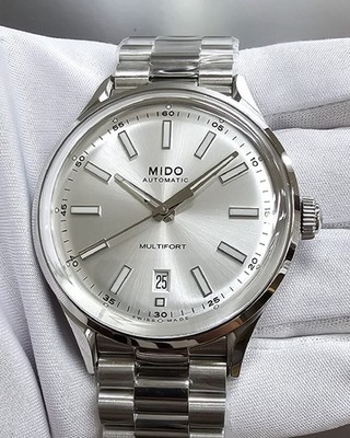Mido Multifort Patrimony Powerwind 40mm Silver Men's Watch M040.407.11.031.00