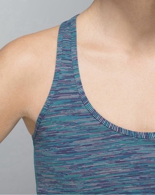 Lululemon Cool Racerback Wee Are From Space Blue Tropics Size 6
