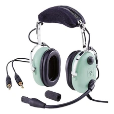 David Clark H10-13Y Youth Aviation Headset Pilot GA Aircraft Flight Dual Plug