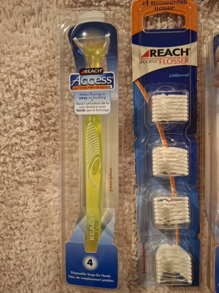 Cabezal de recarga REACH Ultraclean Access Snap-On Flosser X2 y Flosser 28 piezas  Foto 2 de 4