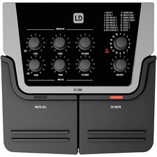 LD Systems FX300 Vocal Effects Processor With 2-Channel Pedal LN
