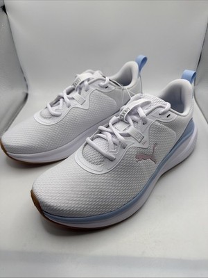 Puma Skyrocket Women's Light Weight Performance Shoes White/Blue/Pink  Size 8.5