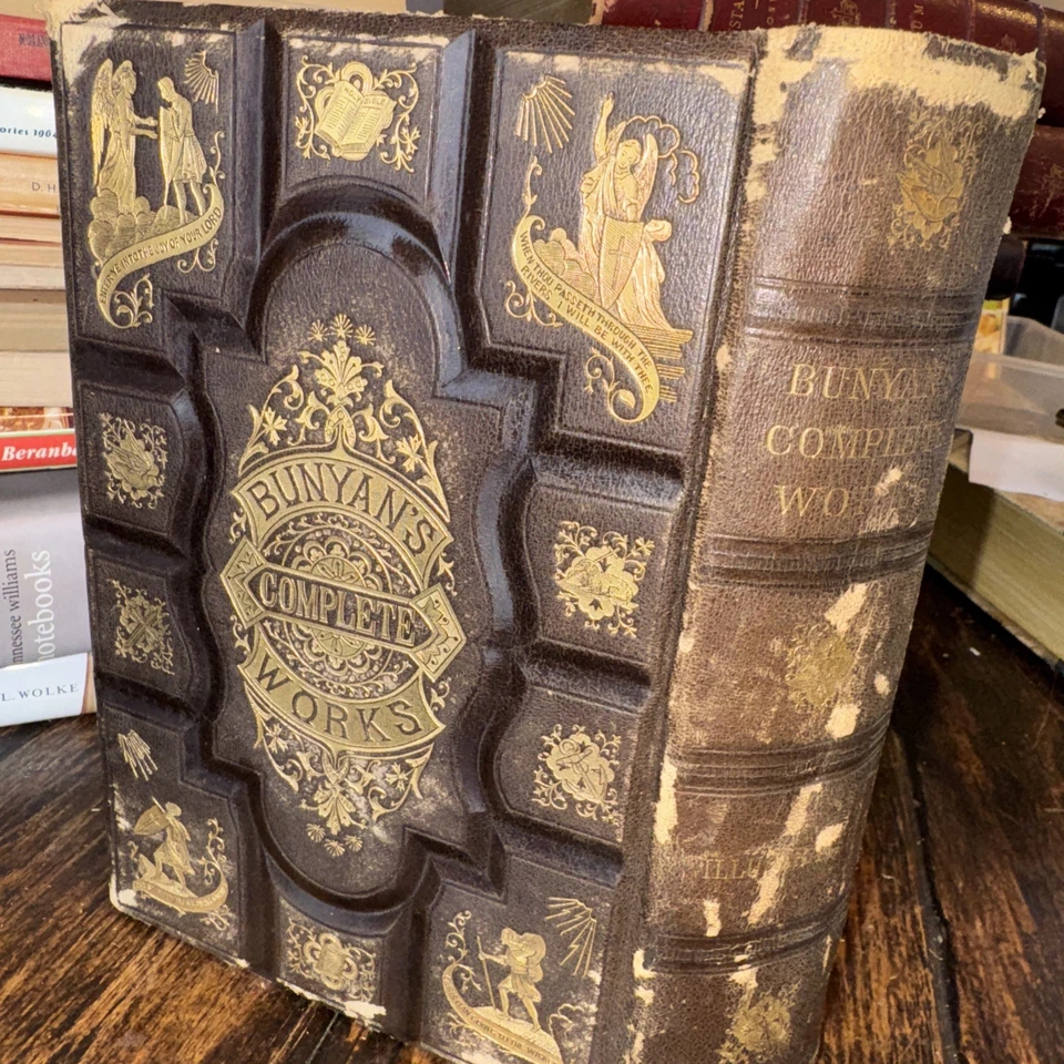 Antique 1871 The Works Of John Bunyan Minister Of The Gospel Illustr. Edition - Image 2 of 4