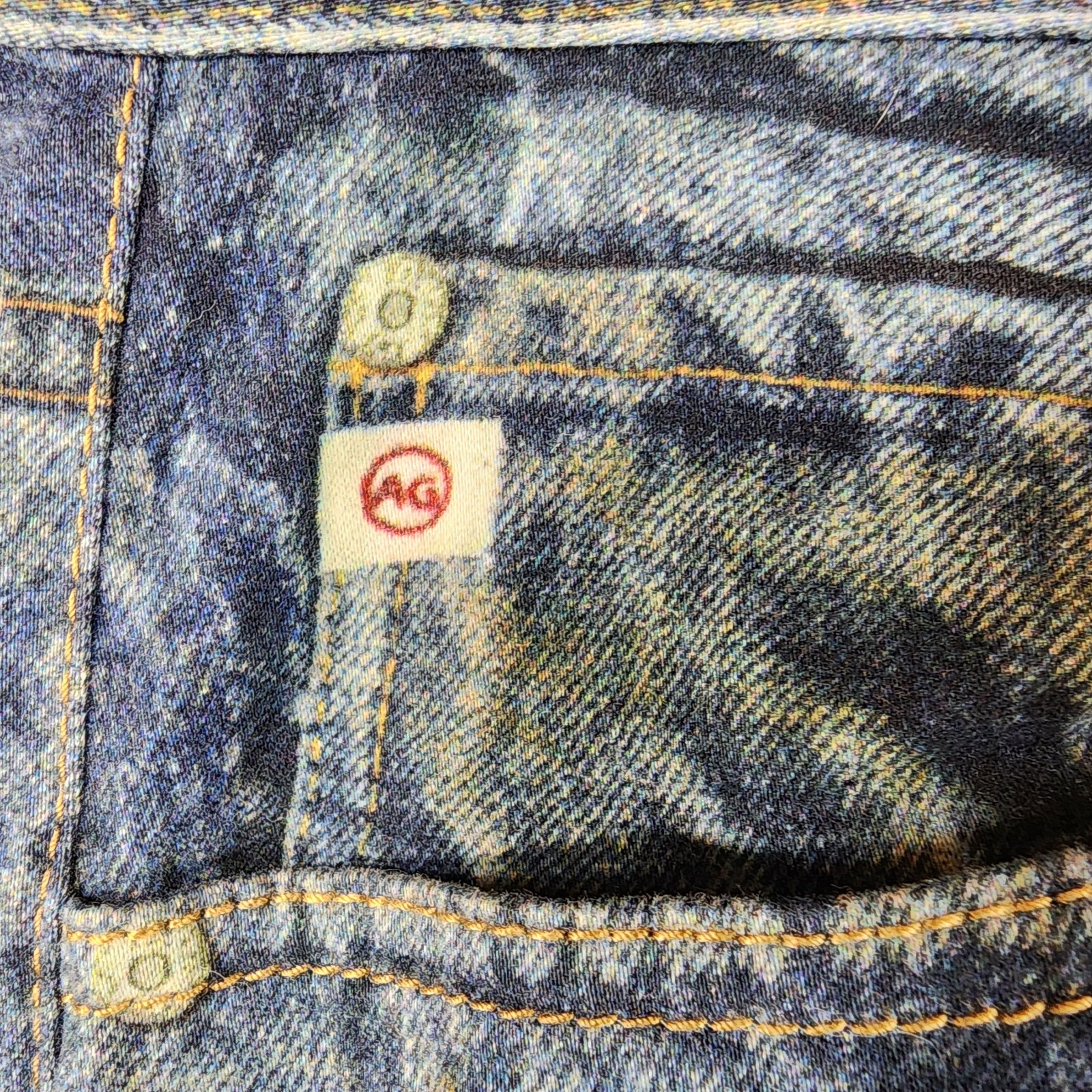 AG Adriano Goldschmied The Nikki Digital Luxe Denim Jeans Womens 26R NWT (30x32) image 3