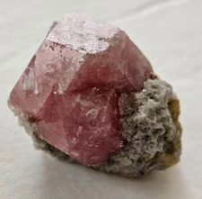 Glossy Twin Pink Grossular Garnet - Mexico