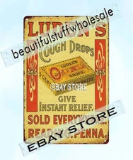Luden's Cough Drops tin sign